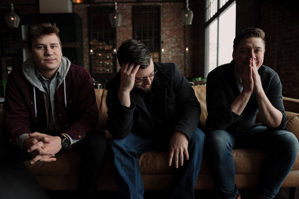 Keller Paulson, Erik Olson, and Parker Brown of Big Sky Trio